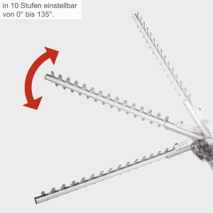 Scheppach teleskopski elektricni trimer za živu ogradu ETHT1000 - Img 2