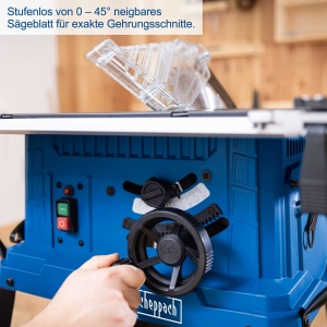 Stoni cirkular HS254 2200W Scheppach - Img 6