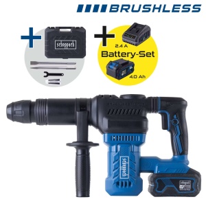 aku udarni čekić SDS-MAX BC-AB1500x set Lx4ah Scheppach - Img 1