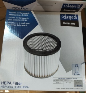 Filter HEPA za DC100 Scheppach - Img 2