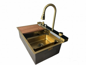 Sandonna HD7550 R INOX Zlatna sudopera - Img 3