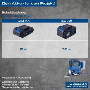Aku ubodna testera IXES C-JS220-X – Solo Scheppach +PROLEČNA AKCIJA POKLON BATERIJA 2Ah I PUNJAČ - Img 10