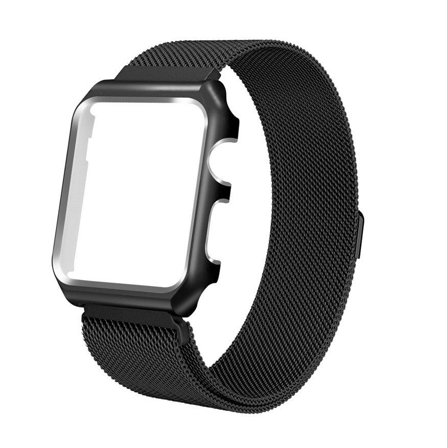 Bratara Apple Watch 4 40mm full magnetic strap black