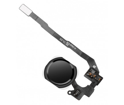 Buton home cu senzor si banda Apple iPhone 5s negru