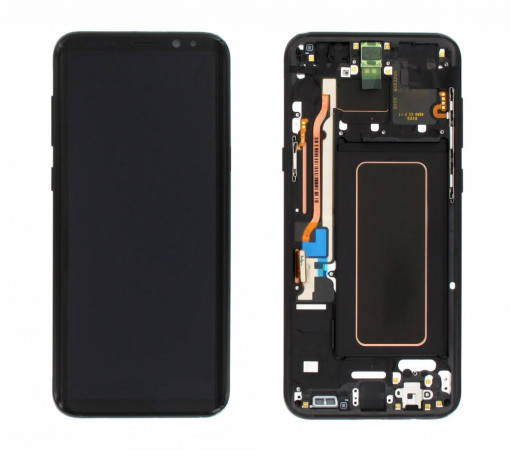 Ecran Display cu rama Samsung Galaxy S8 Plus G955f Toate culorile, cu Burn, reconditionat
