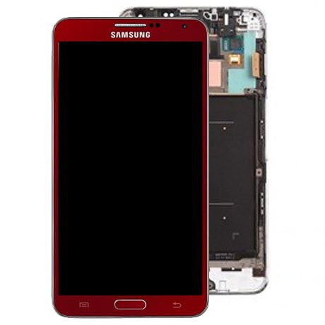 Display cu touchscreen Samsung Galaxy Note 3 N9005 Cu Rama Red