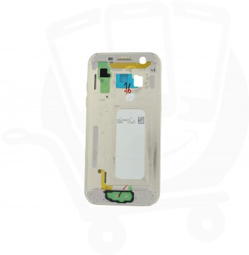 Rama, mijloc carcasa cu acumulator samsung A3 2017, A320f, Gold GH82-13667B
