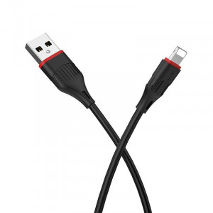 Cablu date iPhone 1m Alb Lighting Cable BorOfone BX17