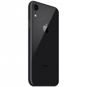 Carcasa spate sticla iPhone Xr Black Original Swap