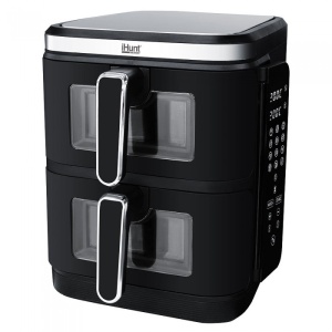 Friteuza cu aer cald iHunt Bro Air Fryer 11L Dual Stack - Img 2