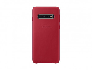 Husa Piele pentru Samsung Galaxy S10 G973f, Red Rosu