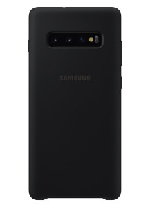 Husa spate Silicone Cover Flexible Gel pentru Samsung Galaxy S10 Plus G975f, neagra