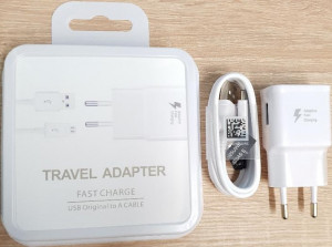 Incarcator retea cu Cablu Micro USB Fast Charging Alb, 25W Universal