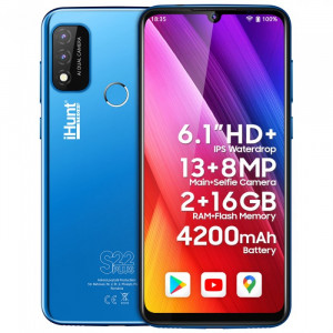 Telefon Mobil iHunt S22 Plus Blue, 4G , 16GB, 2GB RAM, Display 6.1\"