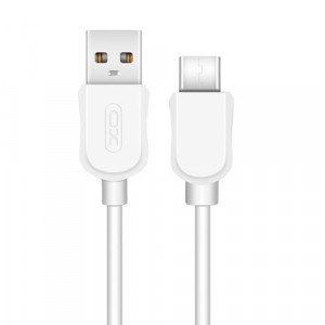 Cablu date USB Type C, XO NB41 type-C Alb 2,4A 1m