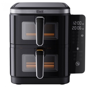 Friteuza cu aer cald iHunt Bro Air Fryer 11L Dual Stack - Img 3
