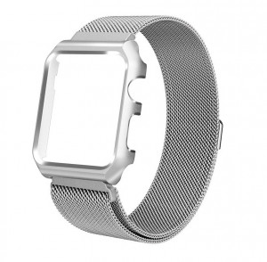 Bratara Apple Watch 4, 40mm full magnetic strap silver