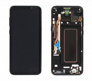 Ecran Display cu rama Samsung Galaxy S8 Plus G955f Negru Reconditionat