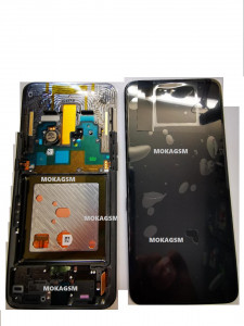 Ecran Display Samsung Galaxy A80 A805f Silver cu Rama