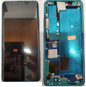 Ecran display Xiaomi Mi Note 10 M1910F4G Cu rama BLUE Green