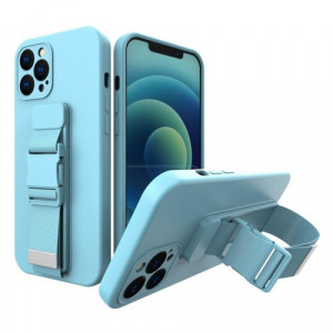 Husa iPhone 13 PRO MAX gel TPU airbag case cover with lanyard