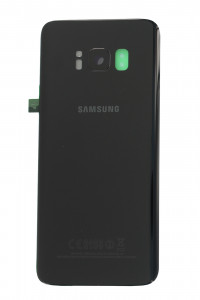 Capac baterie cu sticla camera Samsung S8 G950f Negru Compatibil
