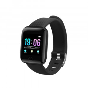 Ceas Smartwatch Moko D13, 36mm, Bluetooth, IP67, Black