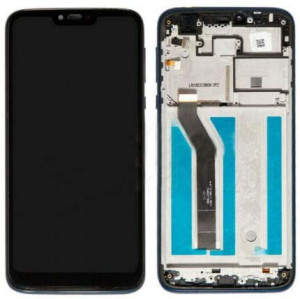 Display Motorola Moto G20 Negru cu Rama Original Service Pack