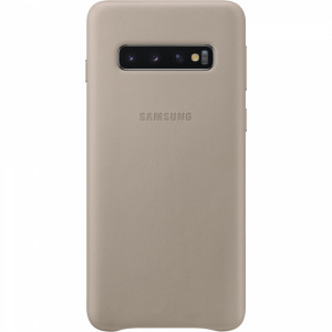 Husa Piele pentru Samsung Galaxy S10 G973f, Gray