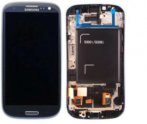 Display cu touchscreen Samsung Galaxy S3 Neo i9301i Blue albastru