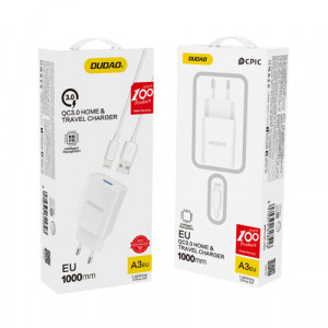 Incarcator iPhone cu cablu date QC3.0 12W Quick Charge 3.0 12w