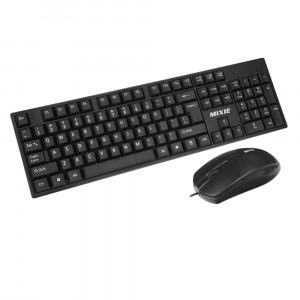 Kit Mouse cu Tastatura cu fir Mixie X70 Negru