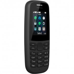 Telefon mobil Nokia 105 (2019), Dual SIM, Black