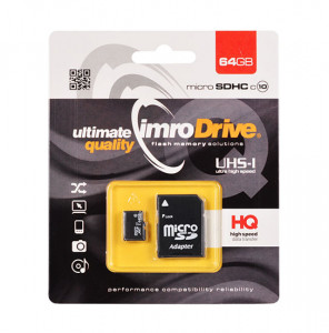 Card de memorie Micro SD, 64GB, Class 10