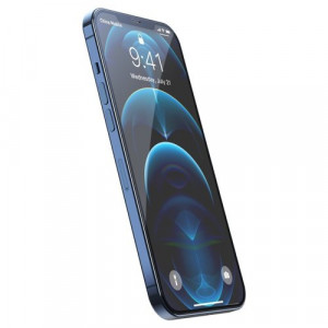 Folie Sticla iPhone 12 / iPhone 12 Pro 0,3 mm Anti Blue Light Full Glue Baseus