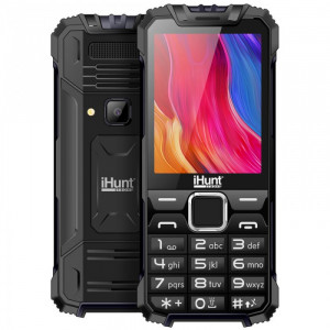 Telefon Mobil iHunt i1 3G 2021 Black, 3G RDS, telefon 3g cu taste