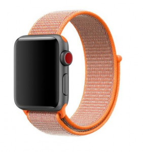Bratara Apple watch Apple Watch 3 / Watch 4 40/42mm Nylon strap orange