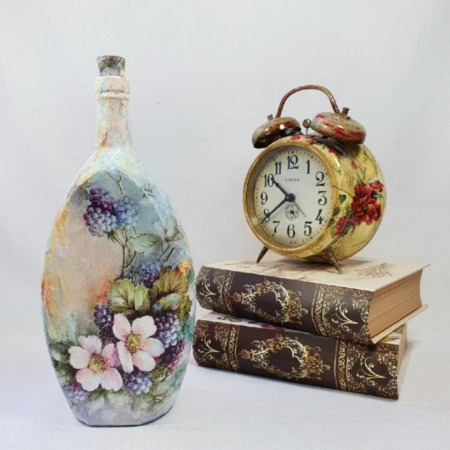 Cadouri handmade- sticla 750 ml " Blackberries"" (cod 1678)