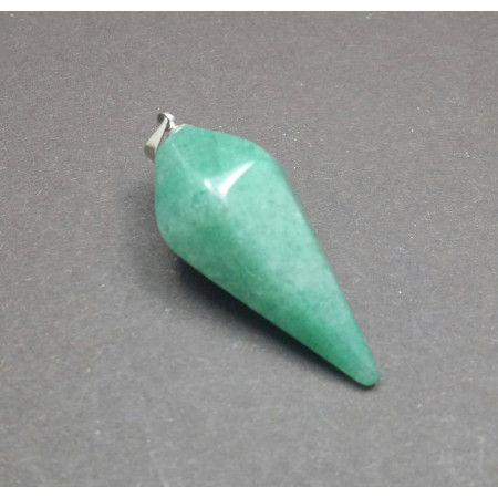 Pandantiv aventurin verde, pendul, 35x15 mm