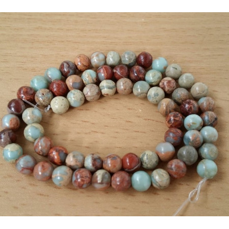 Jasper multicolor 6 mm