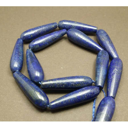 Lapis Lazuli, drop, 8*30 mm