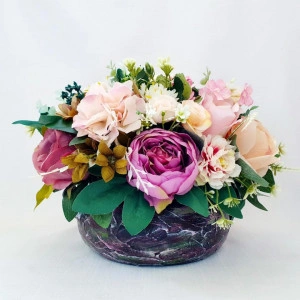 Aranjament floral " Peonies and Roses" (cod 1686)