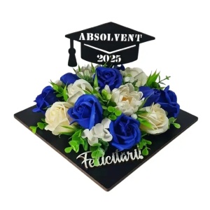 Aranjament pentru absolvire- Toca cu flori (cod 2232)poza202