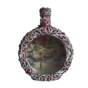 Cadouri de Craciun- Sticla handmade (cod 2317)poza2
