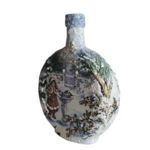 Cadouri de Craciun- Sticla handmade (cod 2319)poza3