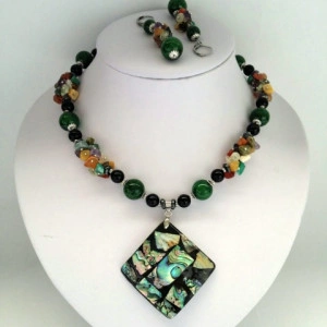  bijuterii din jad, pandantiv Paua Abalone 3