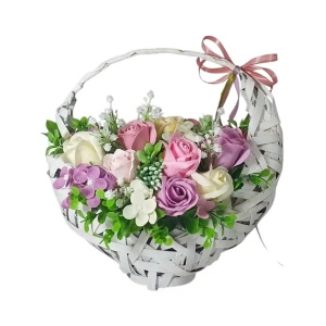 Aranjament de 8 Martie cu flori de sapun (cod 2210)poza172