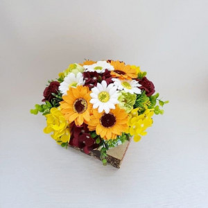 Aranjament din flori de sapun -Daisy (cod 1451) 24