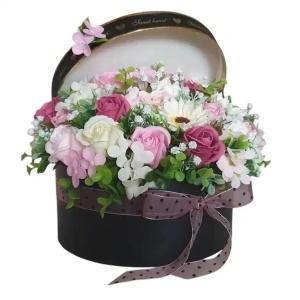 Aranjament floral 'Sweet heart"- cutie neagra (cod 2223)poza104