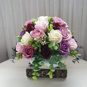 aranjament floral "vintage roses" 1